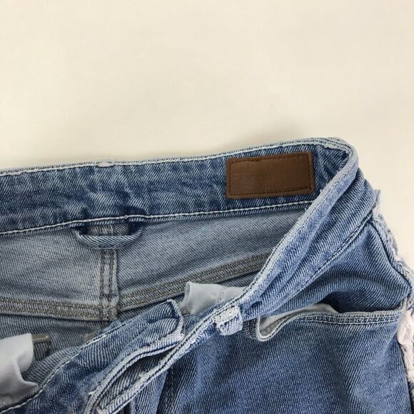 ASOS Frayed Outseam Skinny Jeans Women's Size 28 Mid-Rise Stretch Denim Pockets - Picture 8 of 14